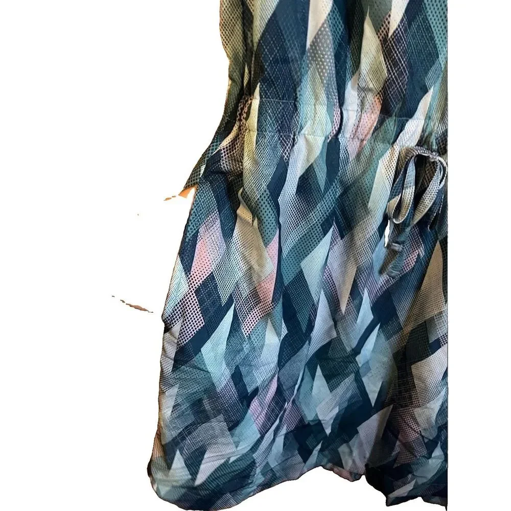 Gerry Sleeveless Multicolored Dress Size X-Large Lightweight Summer Active